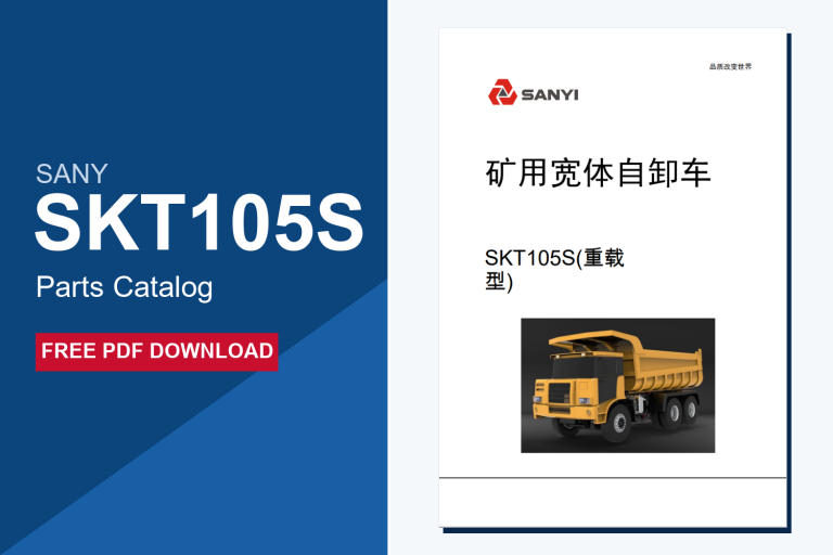 SANY SKT105S Mining Truck Parts Catalog — Free PDF Download