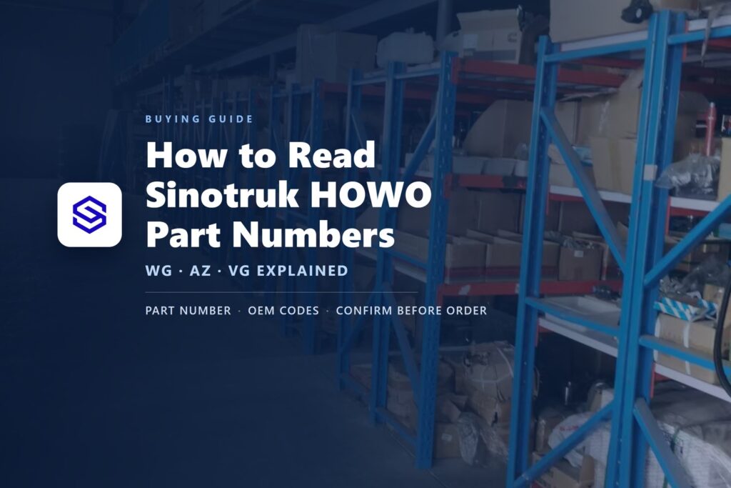How to Read Sinotruk HOWO Part Numbers: WG, AZ and VG Explained