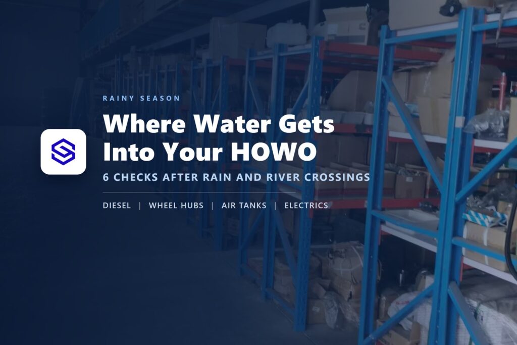 Where Water Gets Into Your HOWO Truck: 6 Checks for the Rainy Season