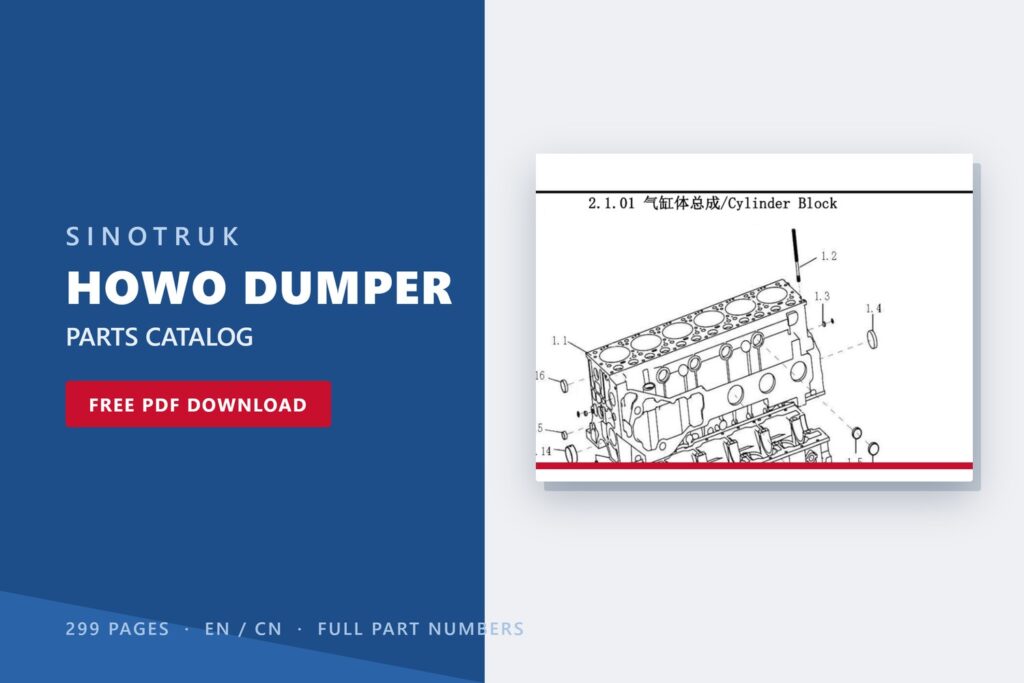 HOWO Dumper Parts Catalog (299 Pages) — Free PDF Download
