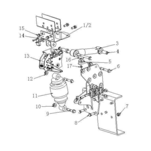 HOWO Hydraulic Lock WG1642440101 - Chassis Parts part, photo 2