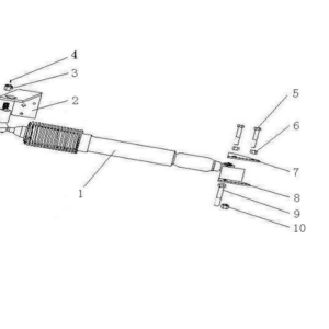 HOWO Steering Damping WG9114470106 - Suspension & Steering part, photo 2