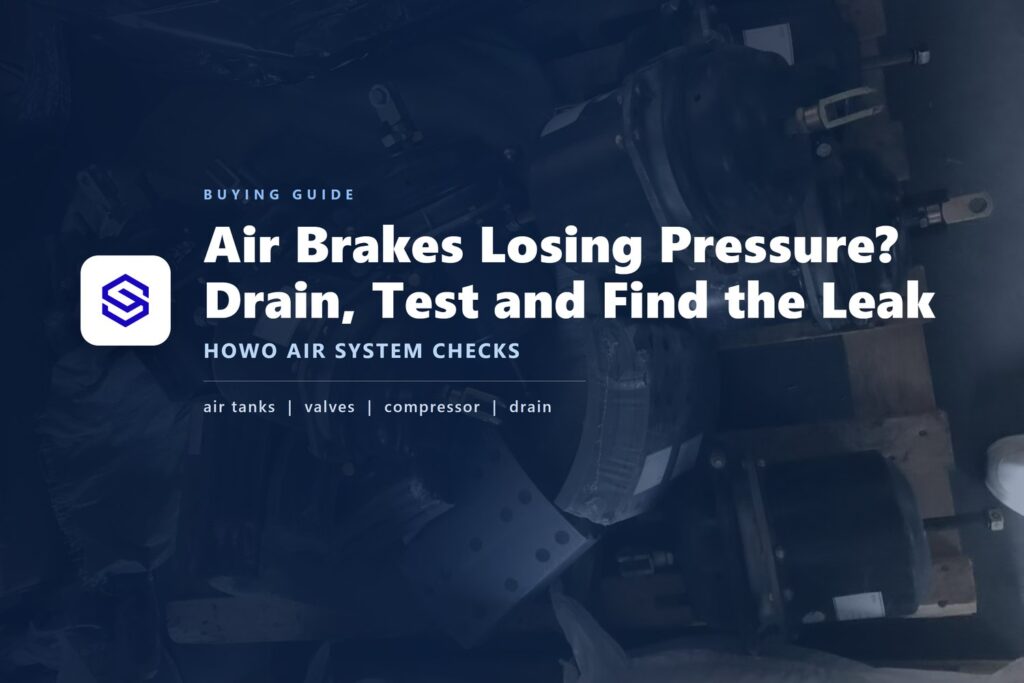 HOWO Air Brakes Losing Pressure? Drain, Test and Find the Leak