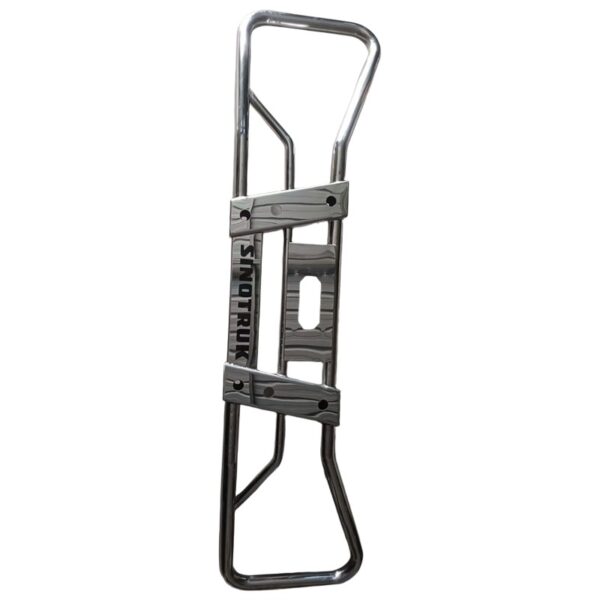 SINOTRUK HOWO NX Front Bumper Guard Assembly AZ000093000729 (Chrome, SINOTRUK Logo)